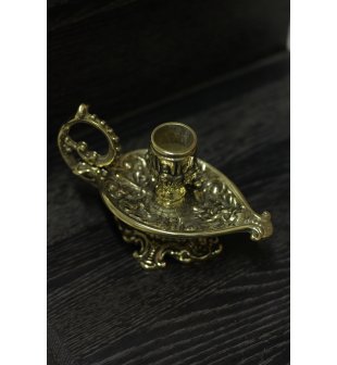 Подсвечник Диммарк Алладин 00128, блестящая латунь