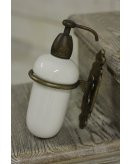 Дозатор для жидкого мыла Диммарк 01393, керамика, состаренная латунь